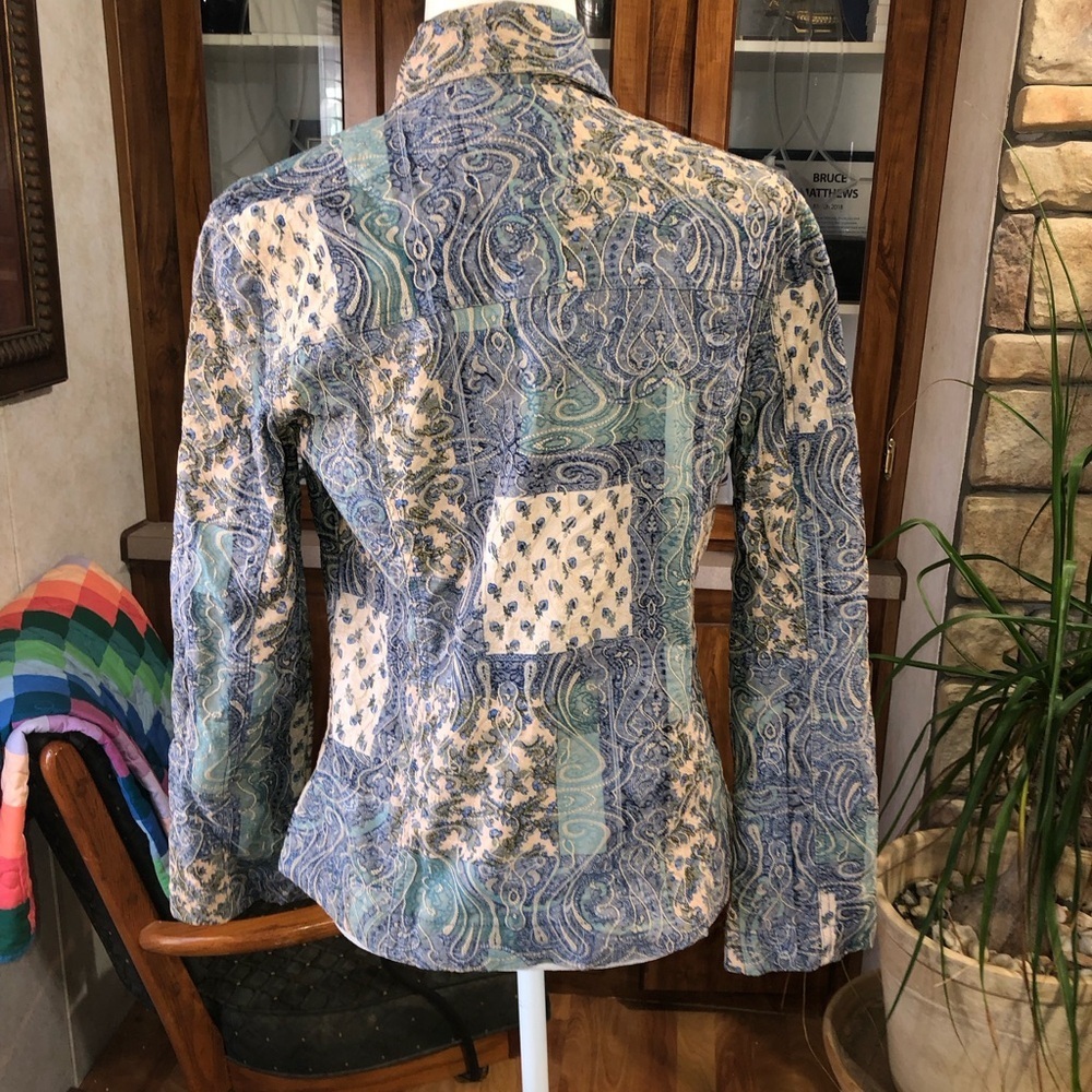 Analogy Size Medium Patchwork Heavily Embroidered… - image 5